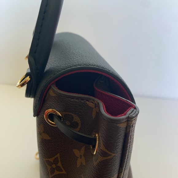 🦄 sold 🦄 BNIB Louis Vuitton Montsouris BB in Mono Noir - Picture 7 of 15